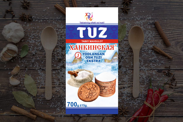 ХАНКИНСКАЯ - Yodlangan osh tuzi ekstra